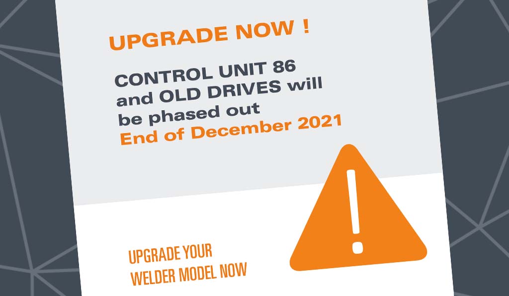 Control Unit 86 and old drives will be phased out