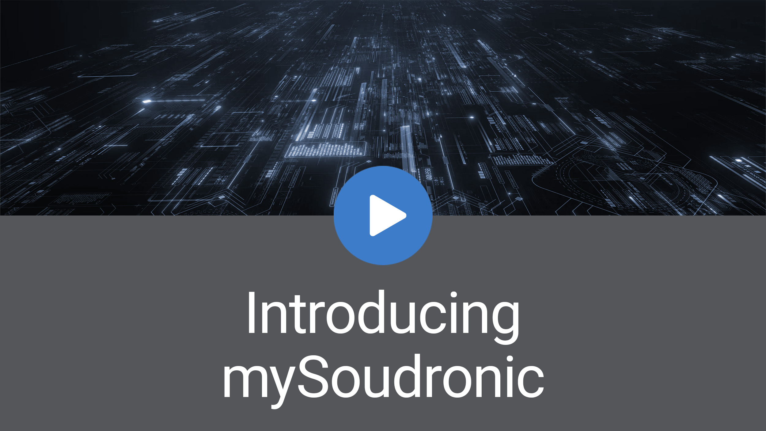 mySoudronic – our brand-new customer portal!